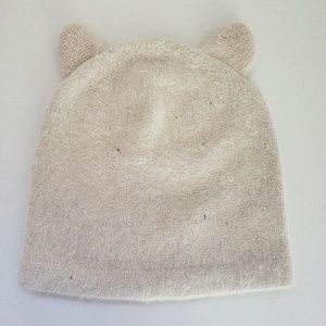 August Angora/Nylon/Wool Beanie with Ears